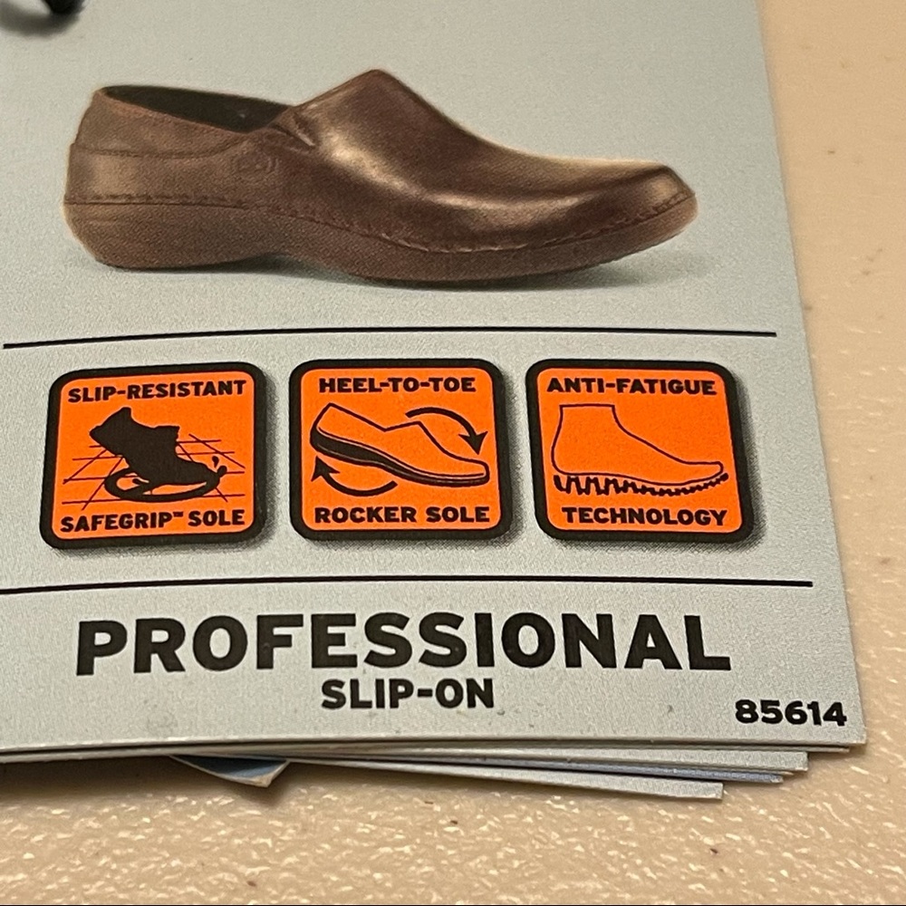 Timberland Pro Series Leather Slip On brown New with Tags women’s size 11 wide - Picture 9 of 12